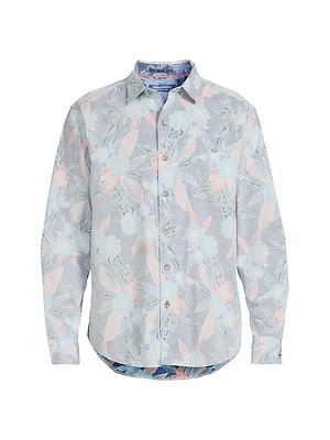 Coastline Cord Shoreline Vines Button-Up Shirt