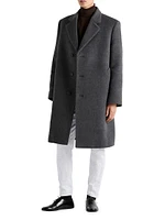 Single Breasted Wool Coat