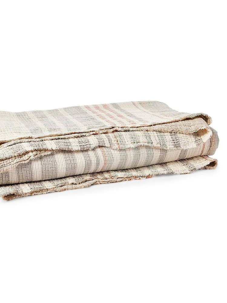 Topanga Striped Matelasse Blanket