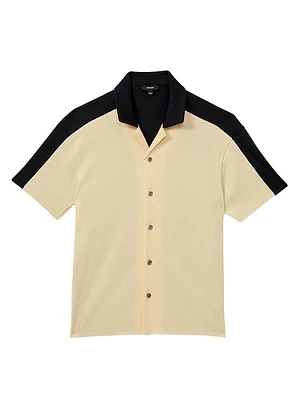 Castro Ribbed Short-Sleeve Shirt