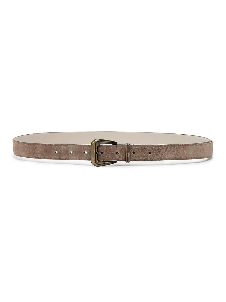 Suede Calfskin Belt