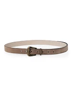 Suede Calfskin Belt