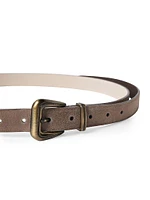 Suede Calfskin Belt