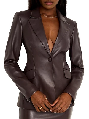 Better Than Leather Sculpted Blazer