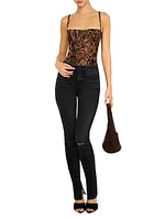 Corset Demi Mesh Bodysuit