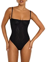 Corset Demi Mesh Bodysuit