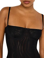 Corset Demi Mesh Bodysuit