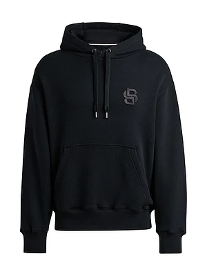 Oversize-Fit Hoodie Cotton with Double B Monogram