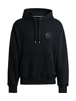 Oversize-Fit Hoodie Cotton with Double B Monogram