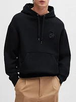 Oversize-Fit Hoodie Cotton with Double B Monogram