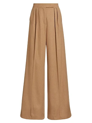 Fagus Pleated Wide-Leg Pants