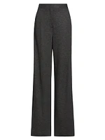 Angora Wool-Blend Trousers