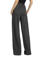 Angora Wool-Blend Trousers