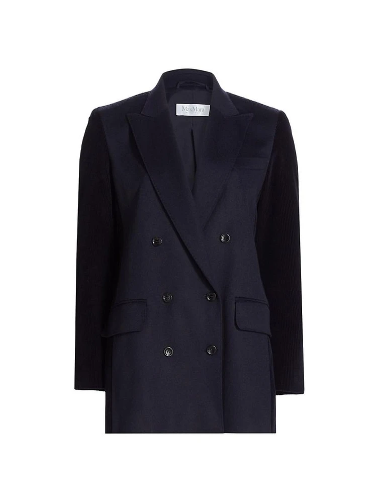 Potente Camelwool Double-Breasted Blazer