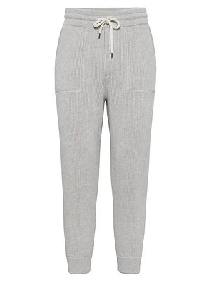 Cashmere English Rib Knit Joggers