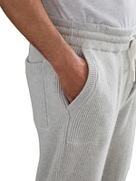 Cashmere English Rib Knit Joggers