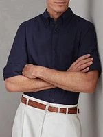 Cotton and Cashmere Twill Basic Fit Shirt