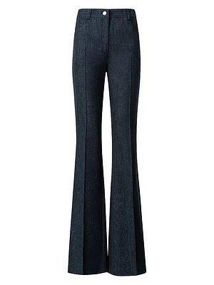 Farid Seamed Boot-Cut Jeans