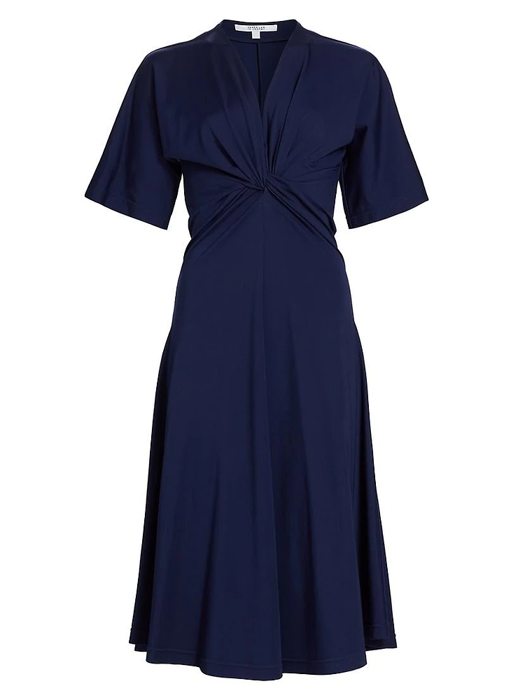 Lorraine Twist Midi-Dress