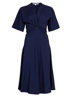 Lorraine Twist Midi-Dress