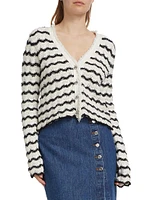 Noé Scalloped Cardigan