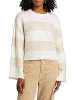 Striped Crop Sweater