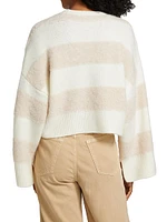Striped Crop Sweater