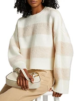 Striped Crop Sweater