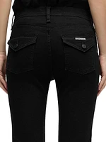 Barbara High-Rise Boot-Cut Jeans