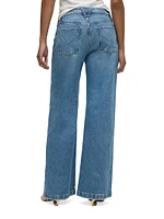 Rosie Maternity Wide-Leg Jeans