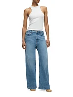 Rosie Maternity Wide-Leg Jeans