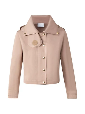 Techno Taffeta Crop Jacket