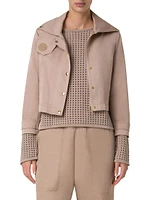 Techno Taffeta Crop Jacket