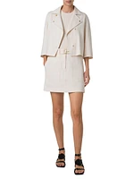 Asymmetric Cotton-Blend Jacket