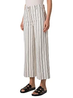 Chiara Cropped Striped Pants