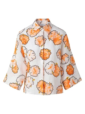 Linen Carnation Blouse