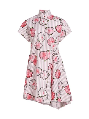Carnation Striped Shirtdress