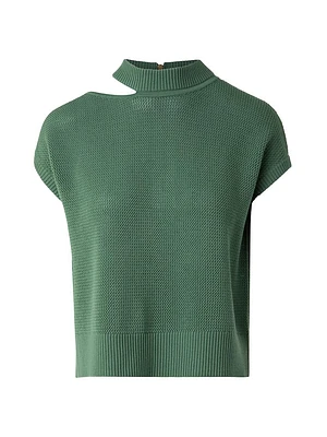 Wool Knit Crewneck Top