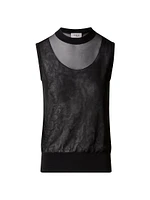 Semi-Sheer Layered Top