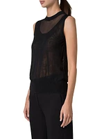 Semi-Sheer Layered Top