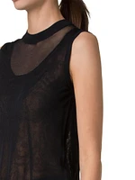 Semi-Sheer Layered Top