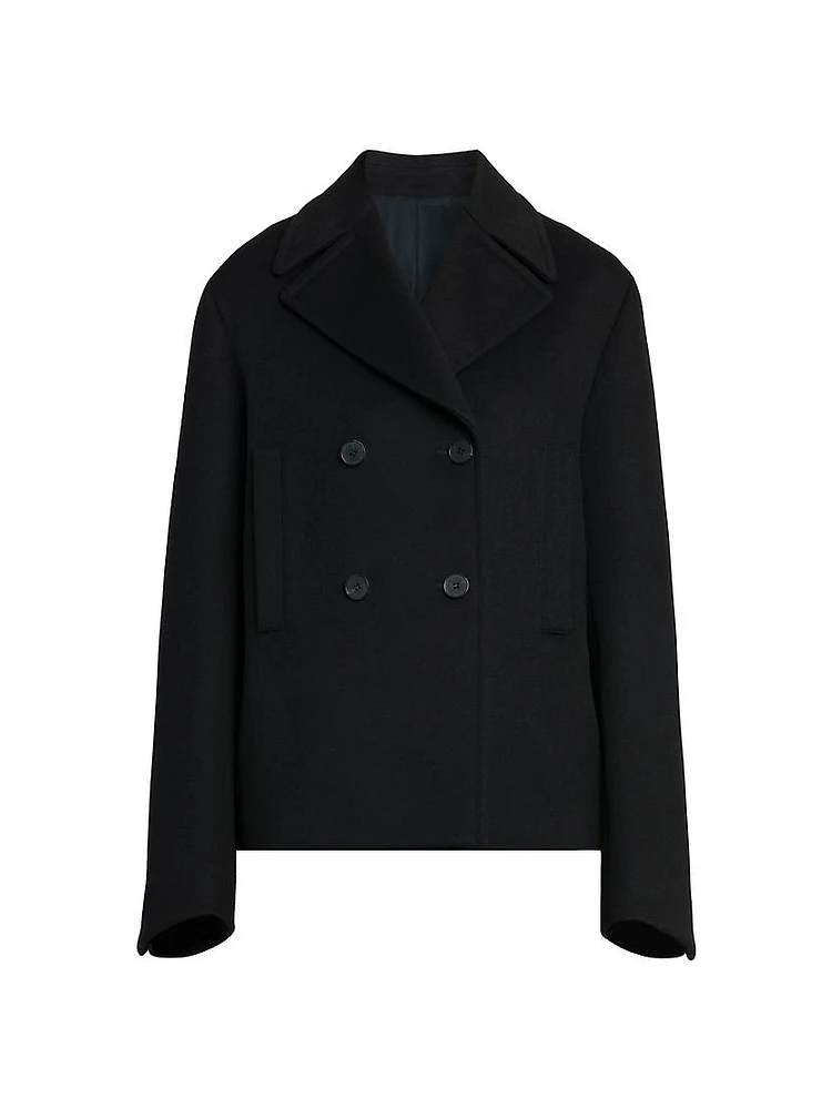 Wool-Cashmere Felt Coat