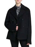 Wool-Cashmere Felt Coat