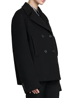 Wool-Cashmere Felt Coat