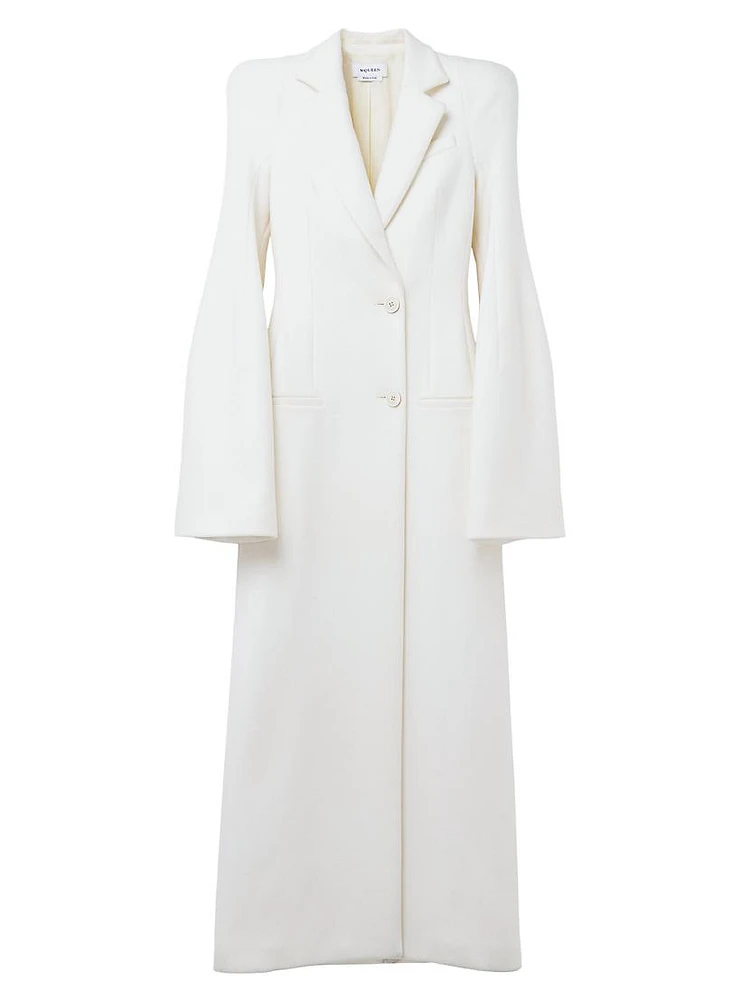 Tailored Wool-Cashmere Coat