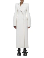 Tailored Wool-Cashmere Coat