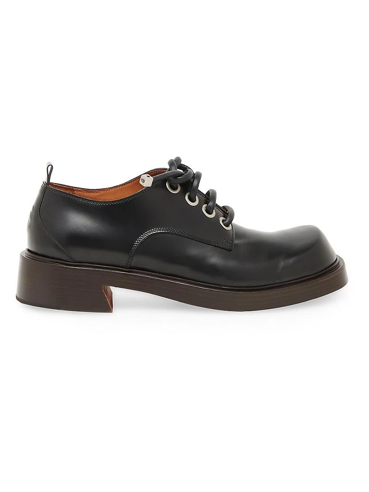 Square Toe Leather Dress Shoes