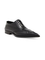 Birdee Brogue Point Toe Leather Dress Shoes