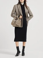 Cashmere Knit Midi Skirt