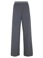 Techno Cotton Piqué Loose Trousers